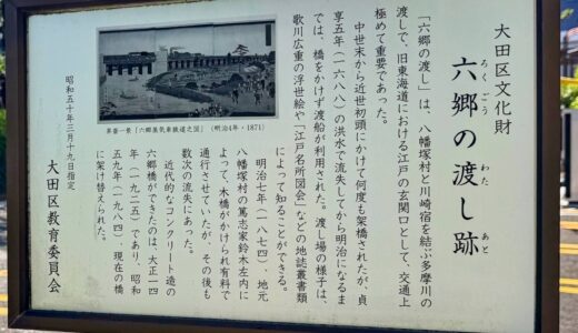 多摩川渡し跡（丸子の渡し）