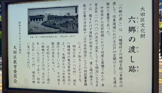 多摩川渡し跡（大師の渡し）