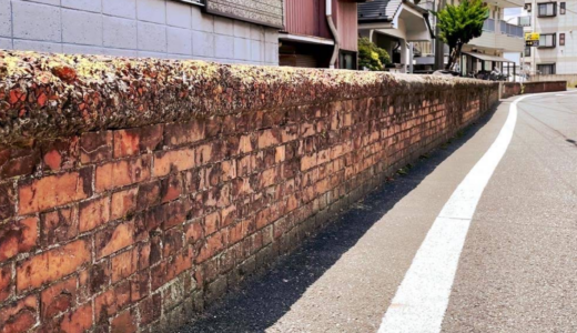 レンガの堤防（多摩川沿岸、羽田）