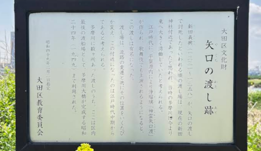 矢口の渡し跡